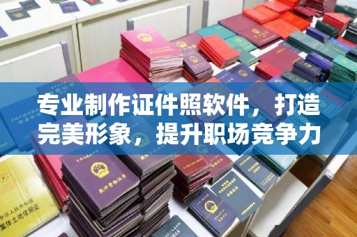 靖江专业制作证件照软件，打造完美形象，提升职场竞争力