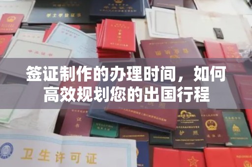 靖江签证制作的办理时间，如何高效规划您的出国行程