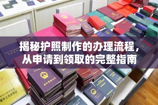 靖江揭秘护照制作的办理流程，从申请到领取的完整指南